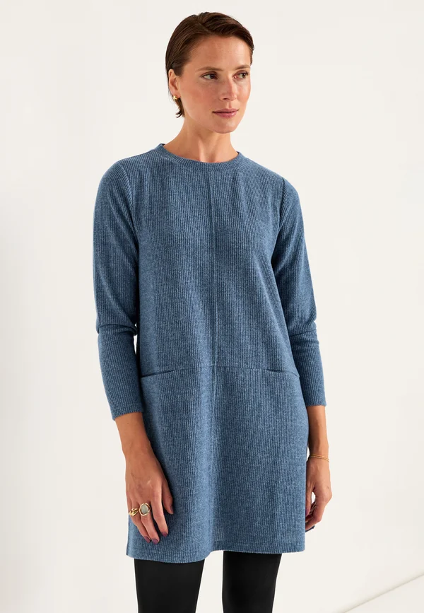 Strickpullover - blue melange
