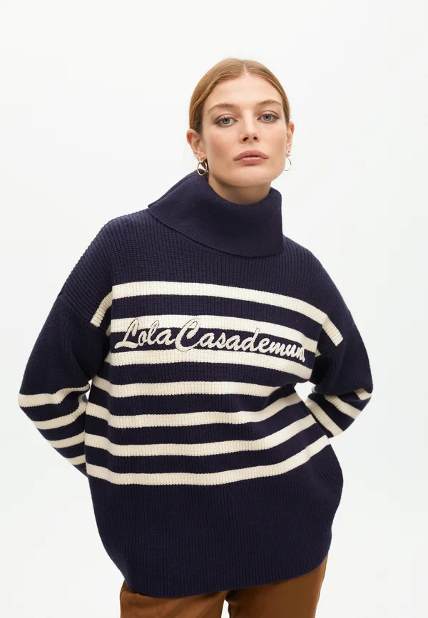 Strickpullover - blue