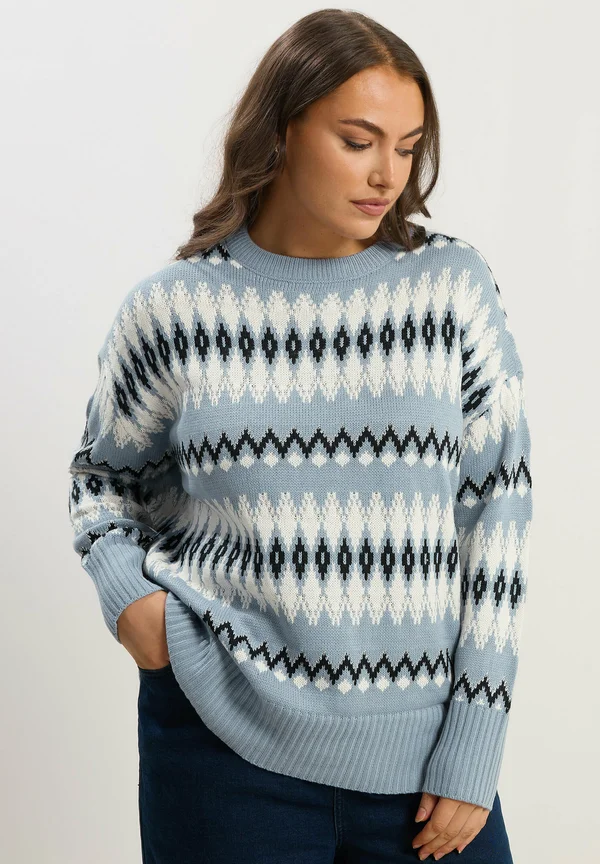 Strickpullover - blue
