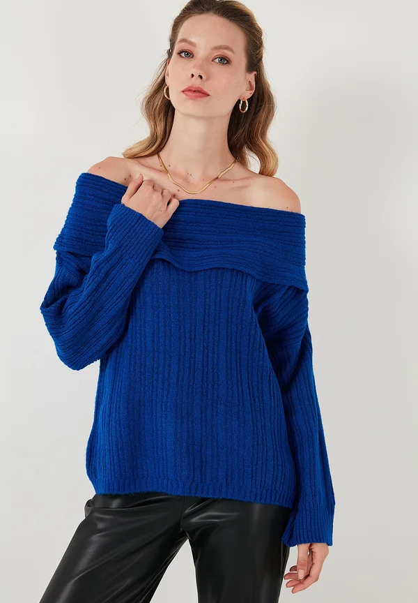 Strickpullover - blue