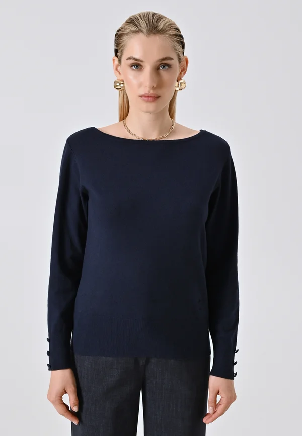 Strickpullover - blue