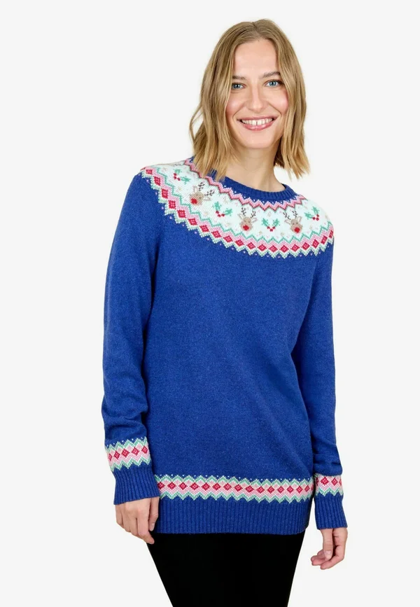 Strickpullover - blue