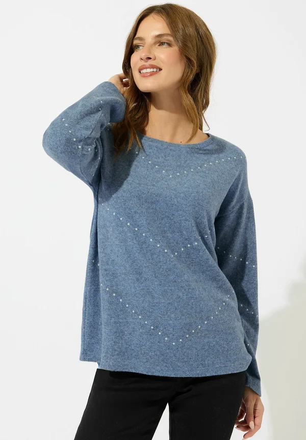 Strickpullover - blue