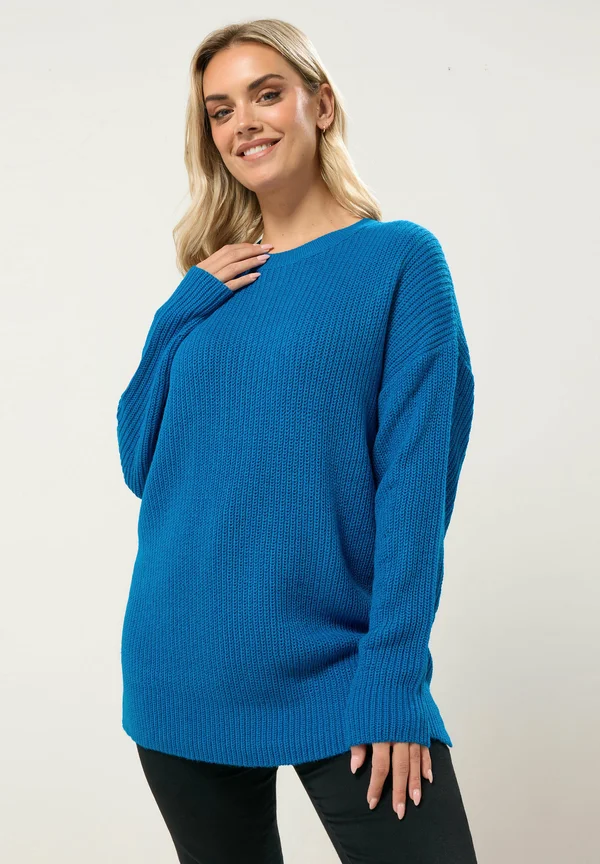 Strickpullover - blue