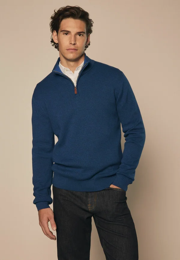 Strickpullover - blue