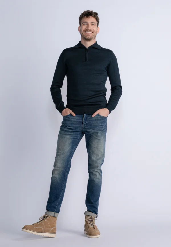 Strickpullover - blue