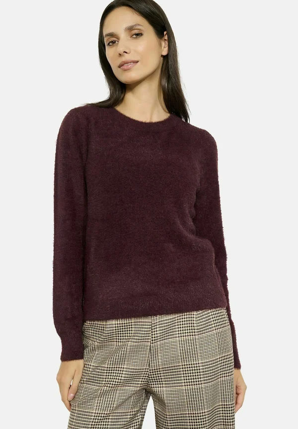 Strickpullover - bordeaux wine