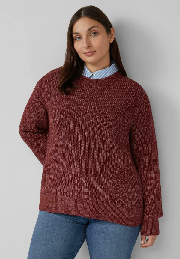 Strickpullover - bordeaux