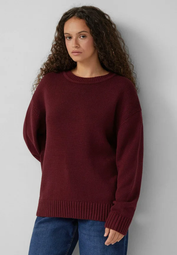 Strickpullover - bordeaux