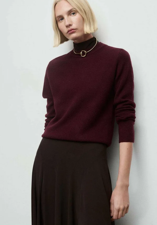 Strickpullover - bordeaux