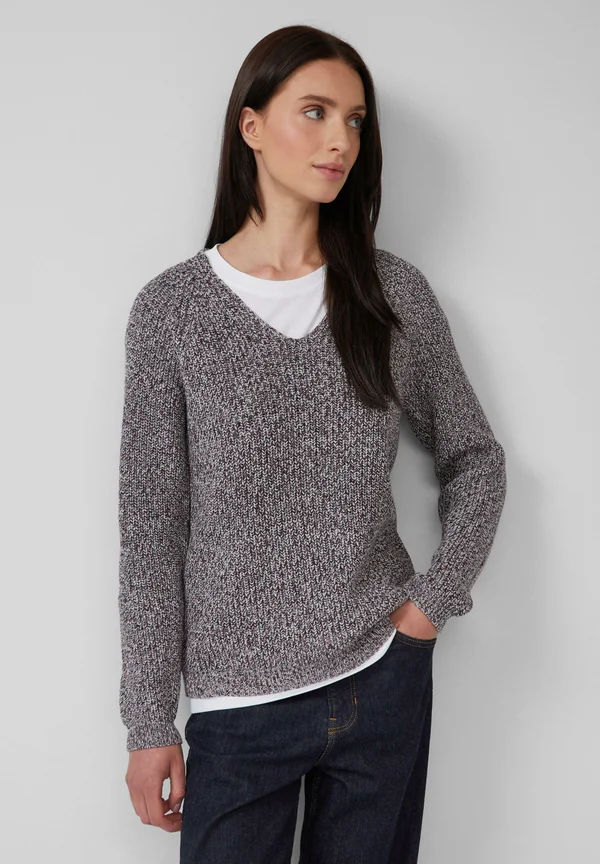 Strickpullover - bordeaux