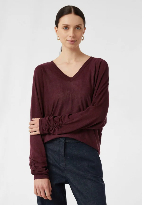 Strickpullover - bordeaux