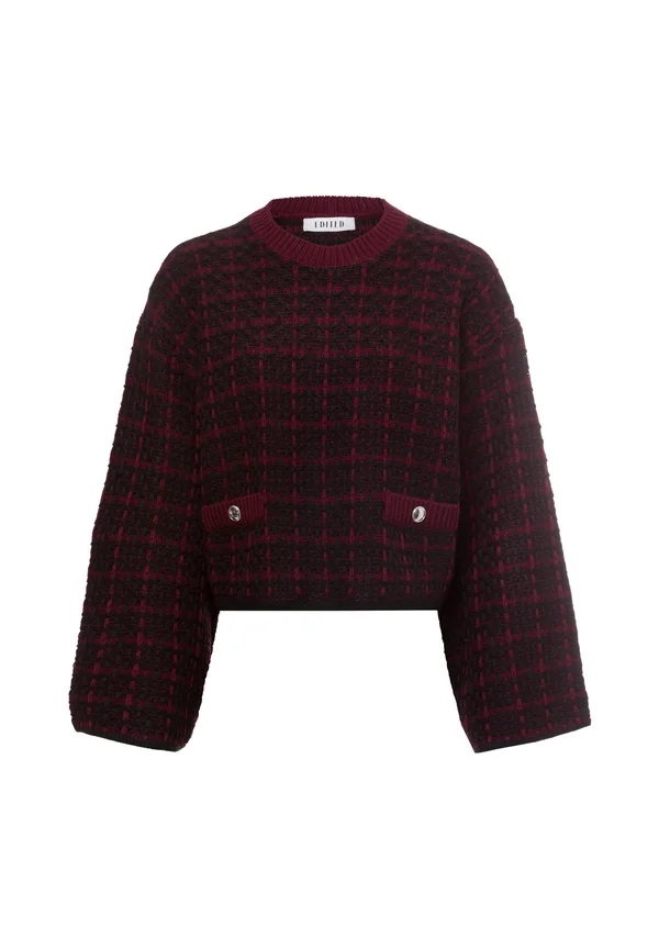 Strickpullover - bordeaux