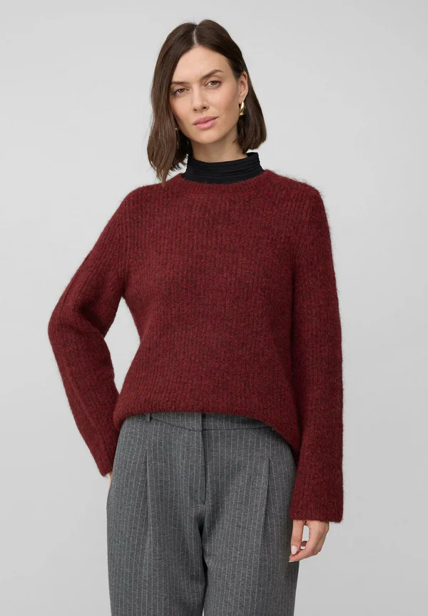 Strickpullover - bordeaux