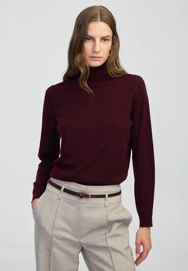 Strickpullover - bordeaux