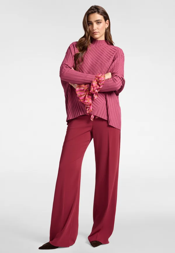 Strickpullover - bordeaux