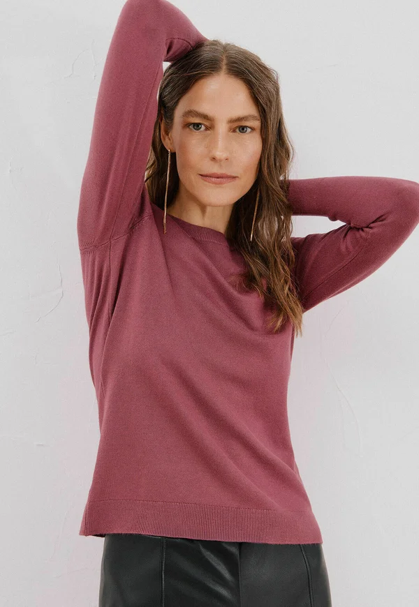 Strickpullover - bordeaux