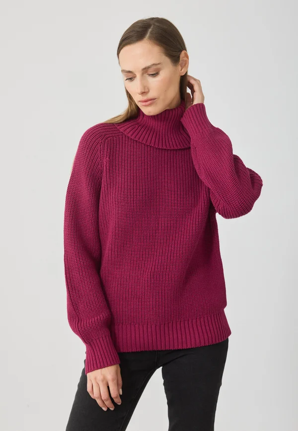 Strickpullover - bordeaux