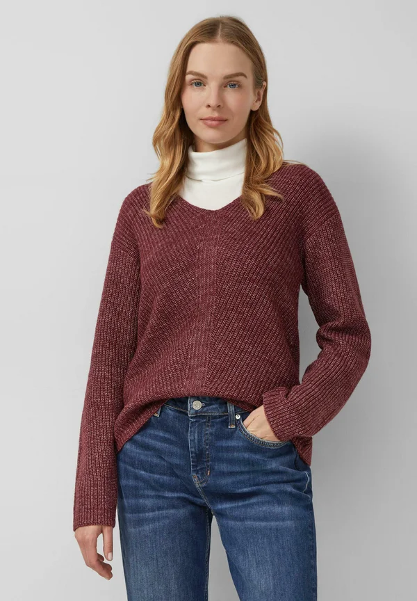 Strickpullover - bordeaux