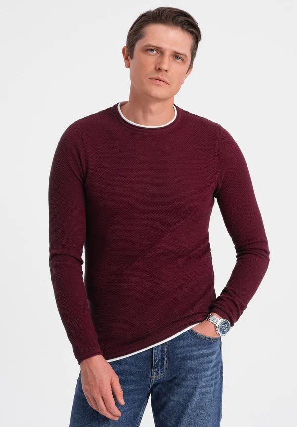 Strickpullover - bordeaux