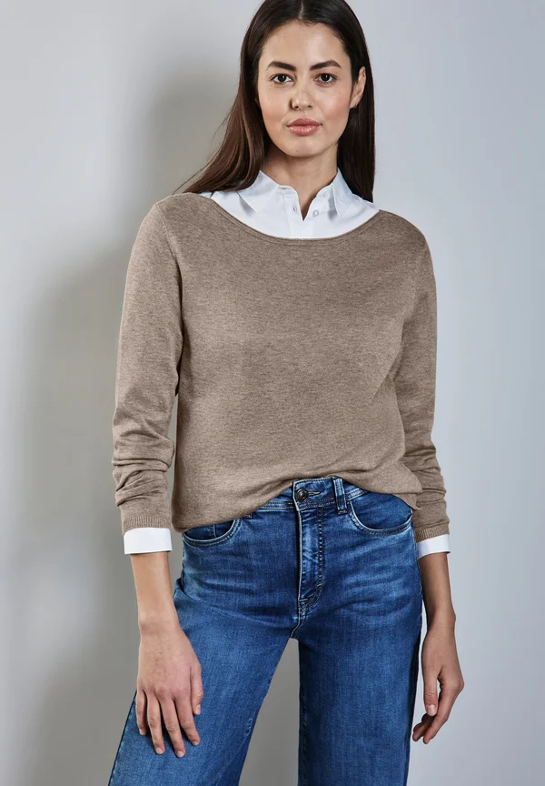 Strickpullover - braun