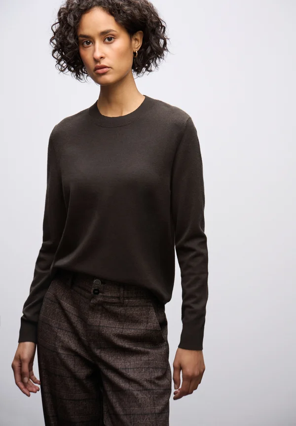 Strickpullover - braun