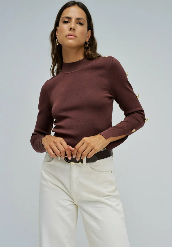 Strickpullover - braun