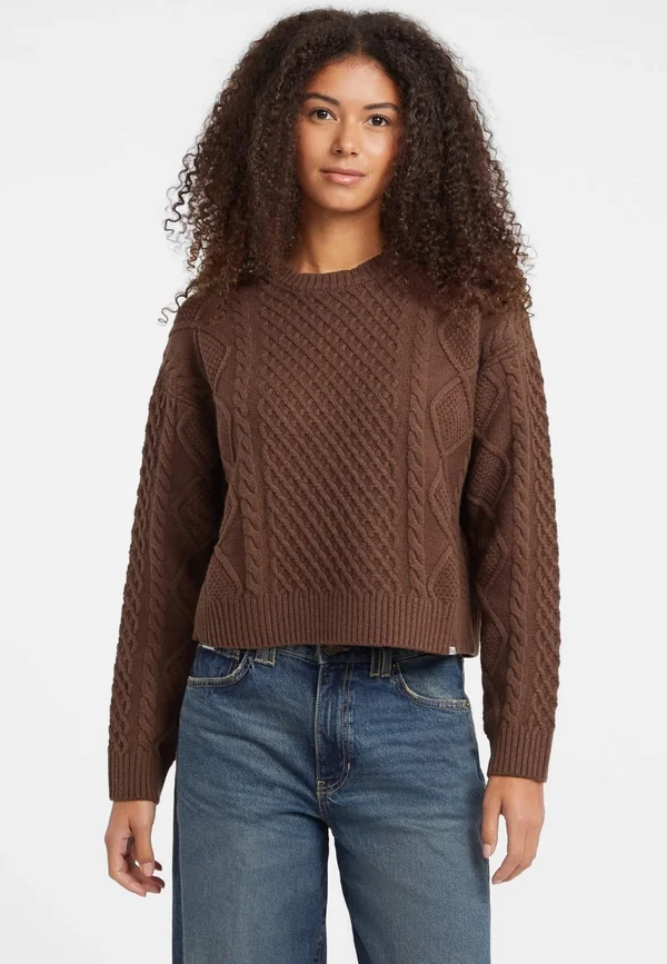 Strickpullover - braun
