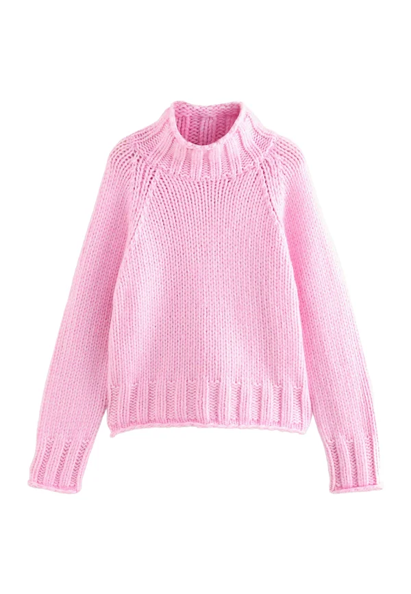 Strickpullover - bright pink