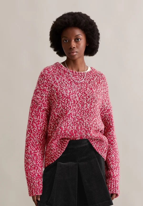 Strickpullover - bright red