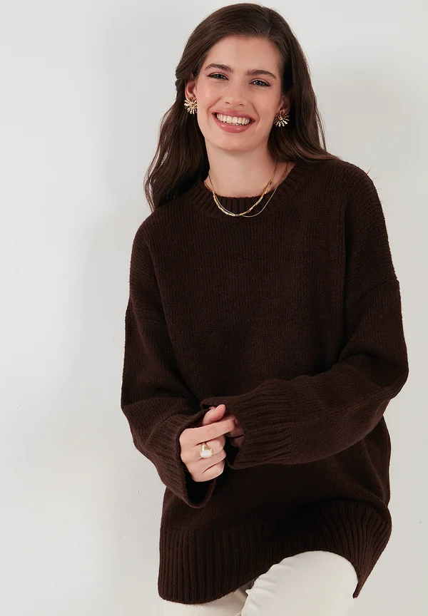 Strickpullover - brown