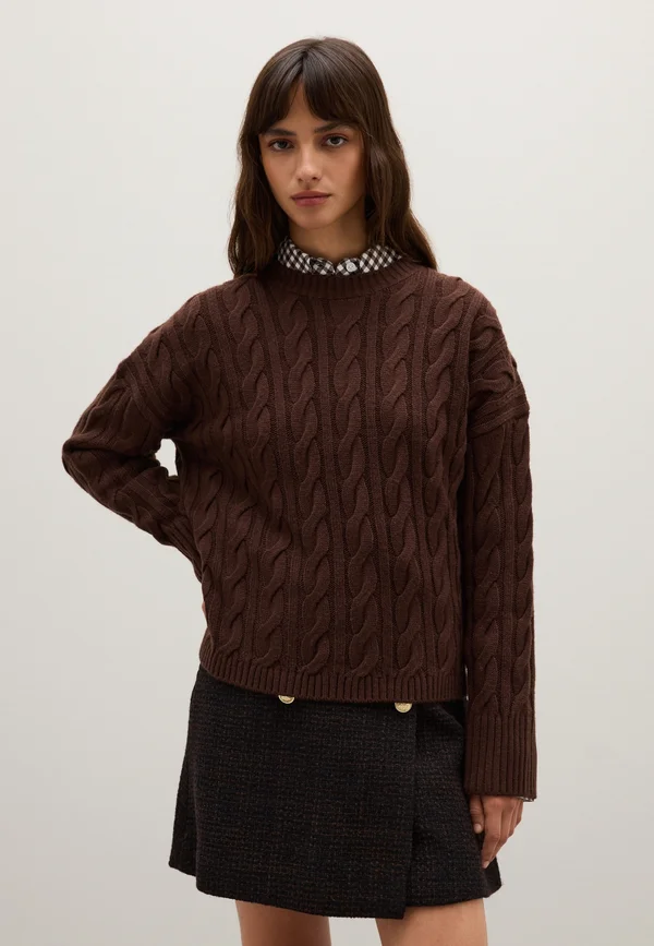 Strickpullover - brown