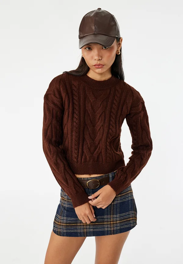 Strickpullover - brown