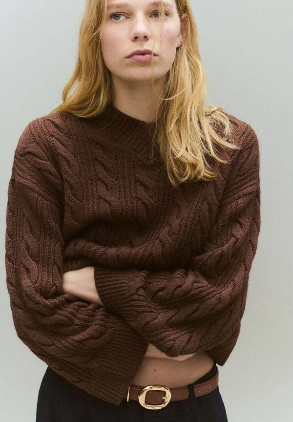 Strickpullover - brown