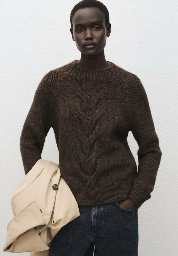 Strickpullover - brown