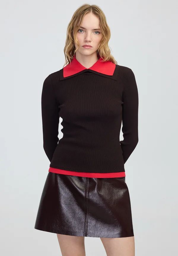 Strickpullover - brown