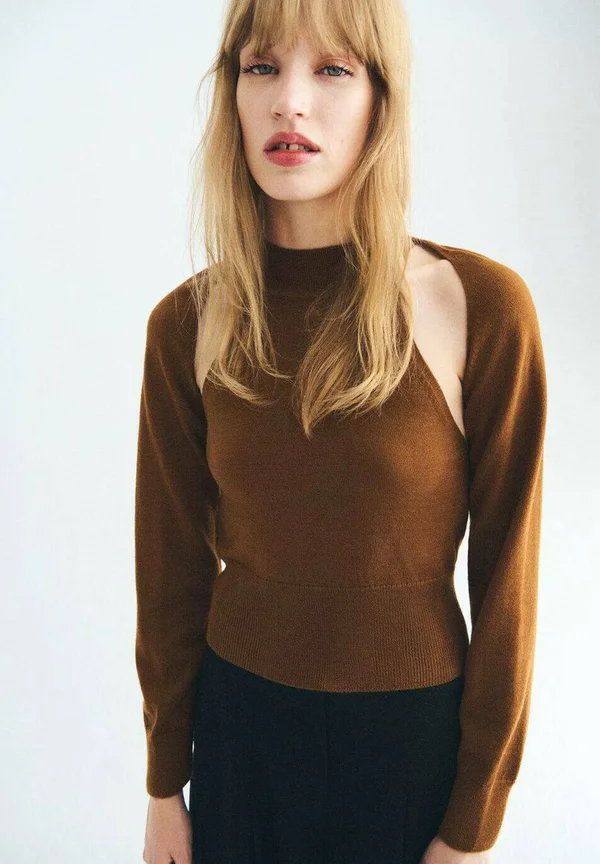 Strickpullover - brown