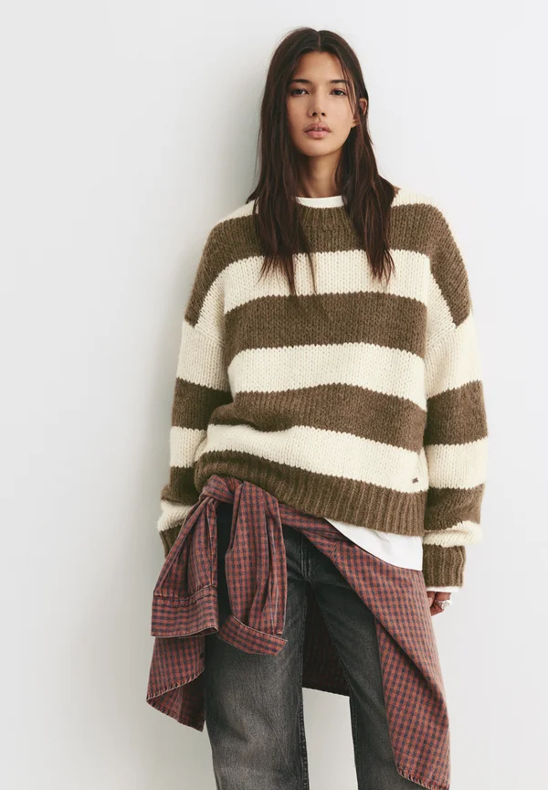 Strickpullover - brown