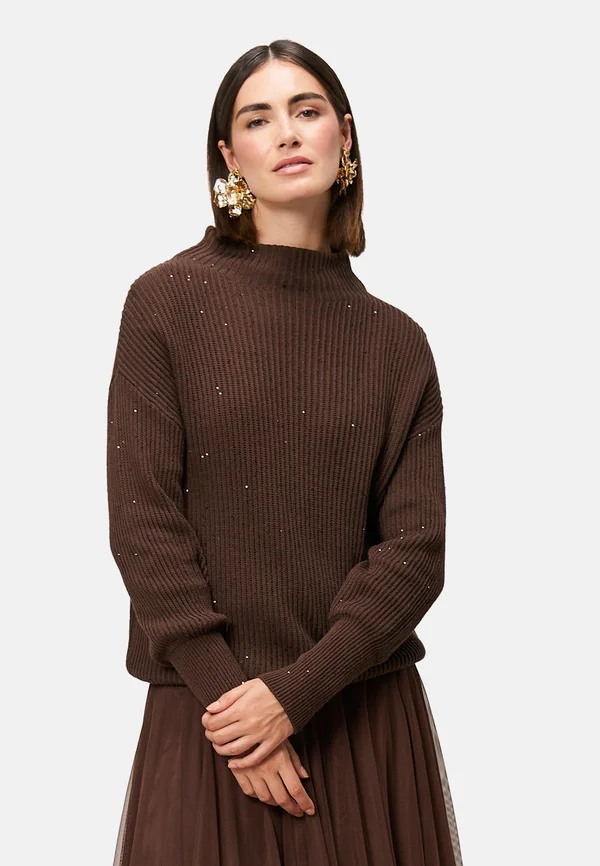 Strickpullover - brownbrown
