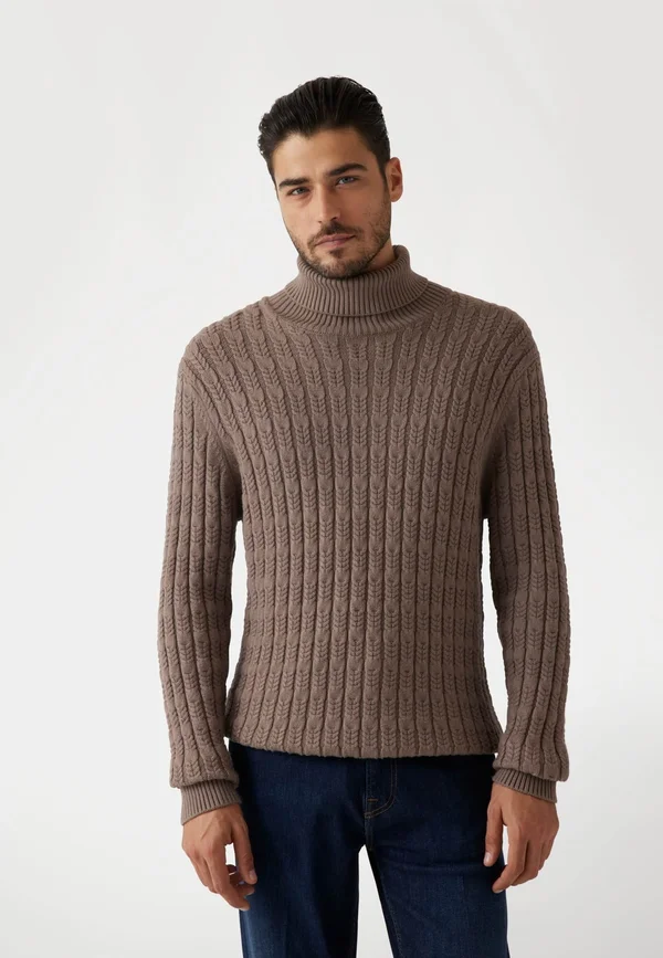 Strickpullover - bruin