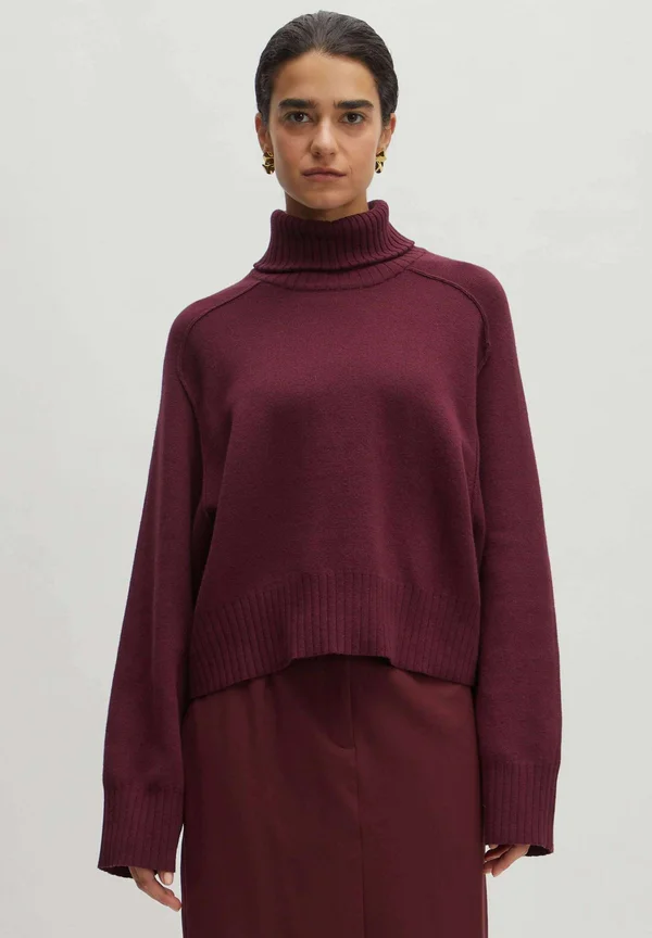 Strickpullover - burgunder