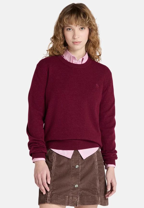 Strickpullover - burgundy