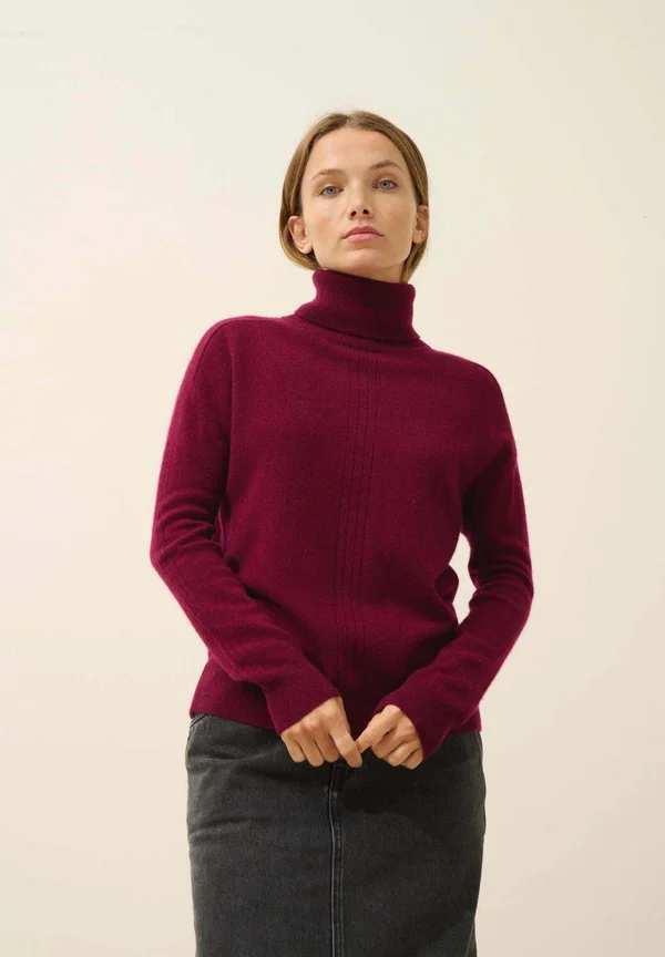 Strickpullover - burgundy