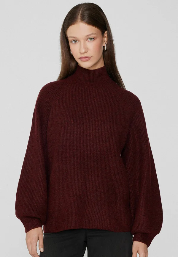Strickpullover - burgundy