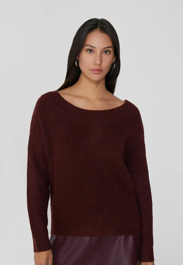 Strickpullover - burgundy