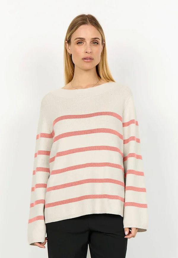 Strickpullover -  c peach pink melange comb