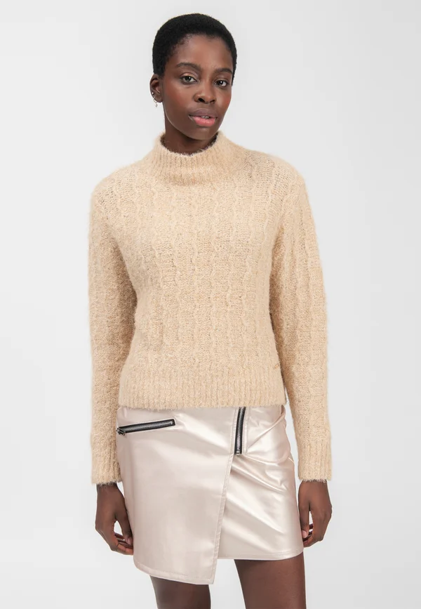 Strickpullover - camel