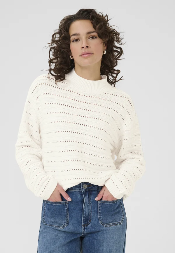 Strickpullover - chalk