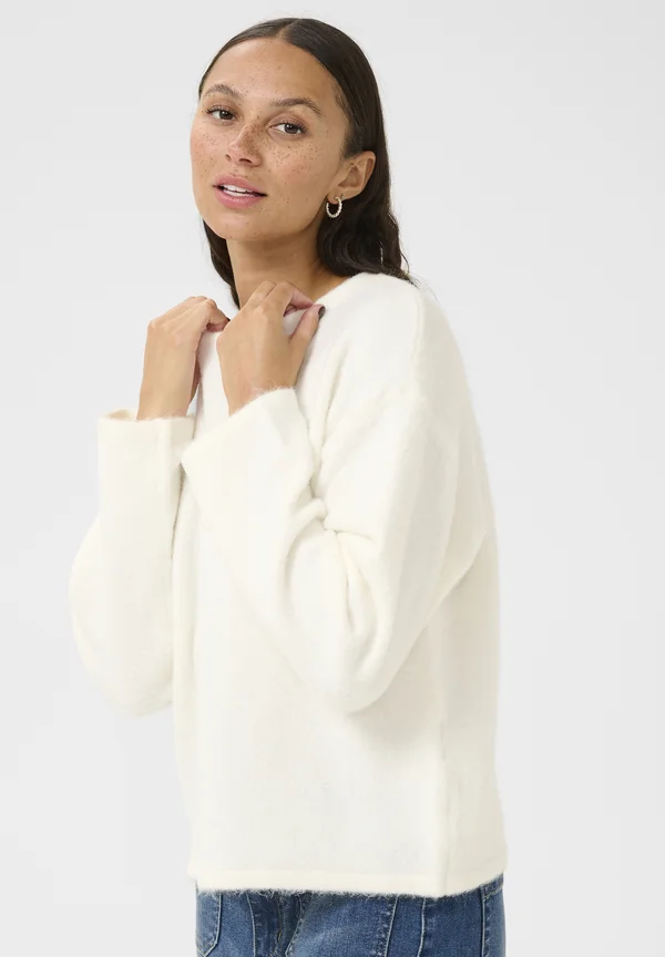 Strickpullover - chalk