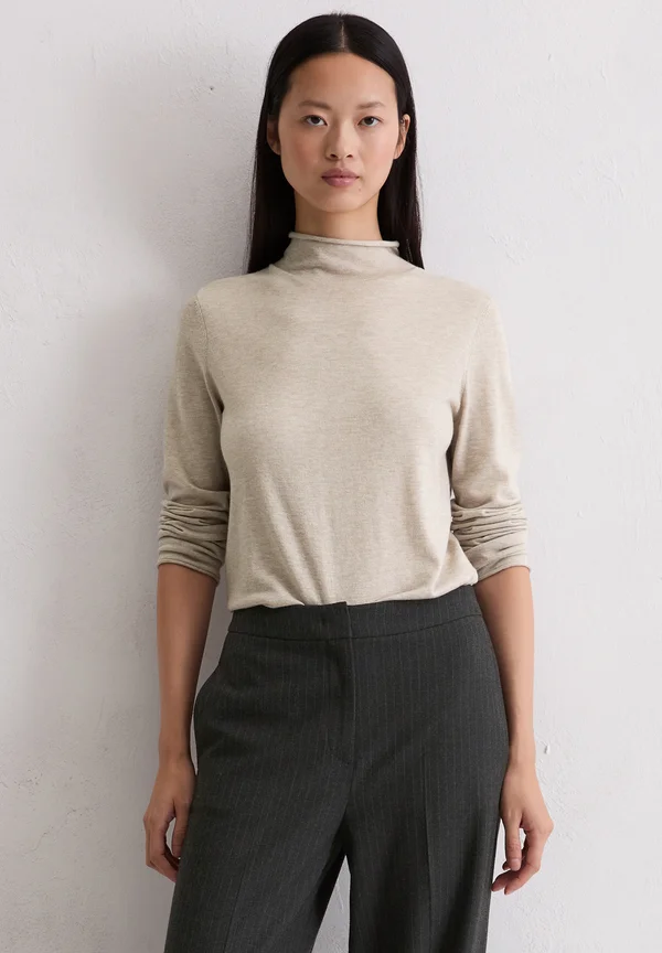 Strickpullover - chalky mauve melange